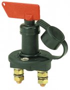 Staccabatteria Unilaterale con cappuccio in gomma per uso Nautico  Made in Italy 13.006.000 
