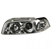 Coppia fari anteriori ''Angel Eyes'' Fiat Punto (93/98) Cromo