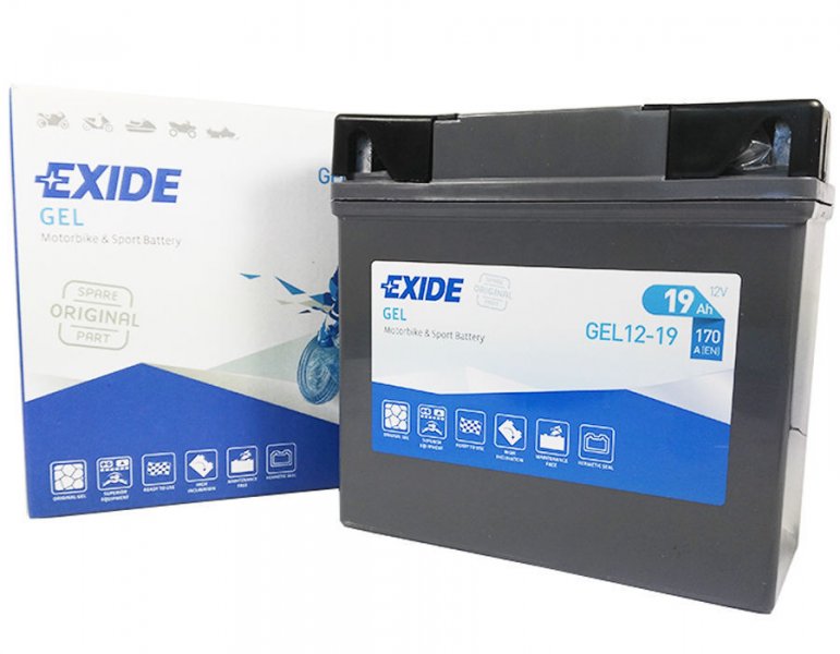 Batteria EXIDE GEL 12-19 MOTO BMW ORIGINALE 12v 19ah 170A