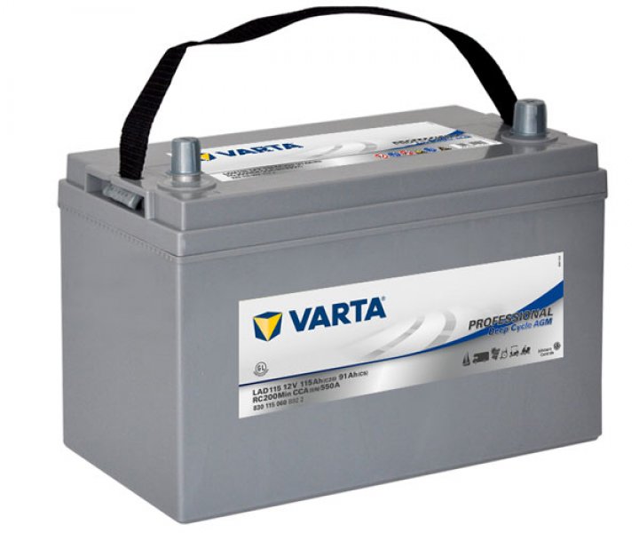 batteria per camper a scarica lenta varta